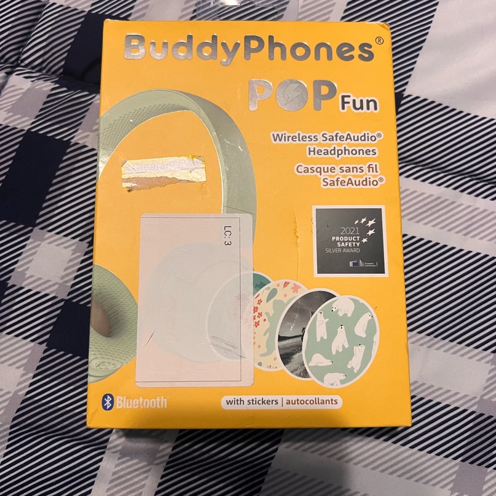 BuddyPhones POP Fun Wireless Headphones